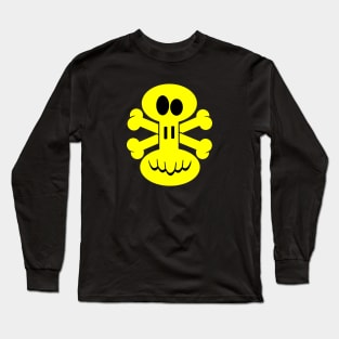 Bash Street Bones - Transparent Version Long Sleeve T-Shirt